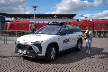 Langen, Egelsbach, Darmstadt: Autonome Autos transportieren erste Fahrgäste