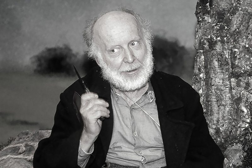 Karl-Ulrich Meves als Olle Krull in dem Theaterstück «Tippelbrüder».