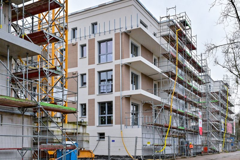 Hohe Kosten und Zinsen belasten Neubauprojekte.