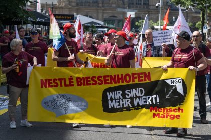 Schließung zwei Produktionsstätten: Protest gegen Nestlé-Schrumpfkurs
