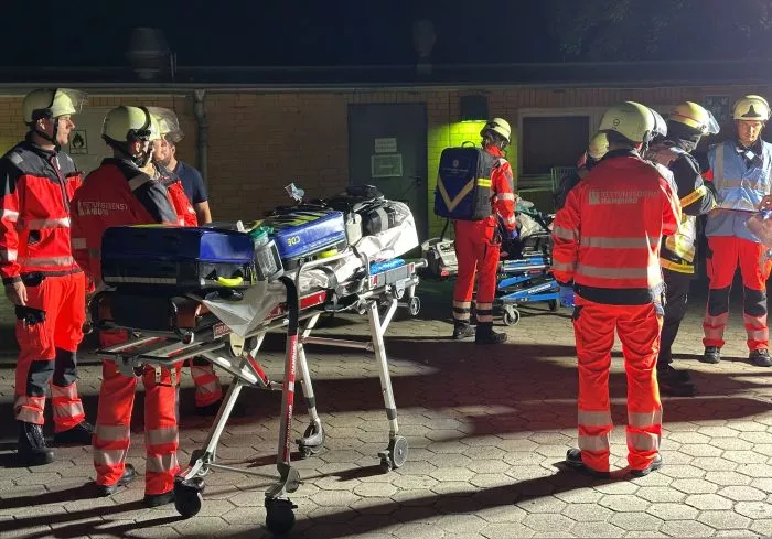 Die Feuerwehr war mit einem Großaufgebot im Einsatz.