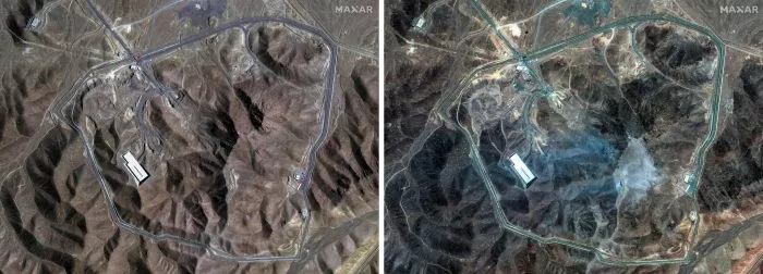 Die iranische Atomanlage Fordo soll ein zweites Mal angegriffen worden sein. (Archivbild)