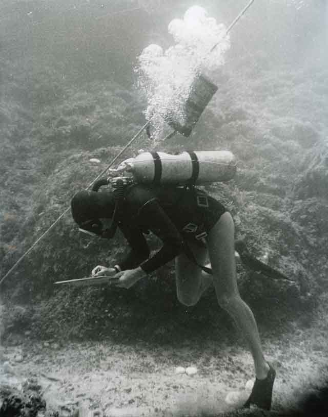 Auch Joan du Plat Taylor war eine Pionierin der Unterwasserarchäologie