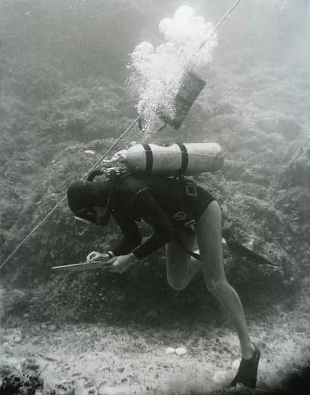 Auch Joan du Plat Taylor war eine Pionierin der Unterwasserarchäologie