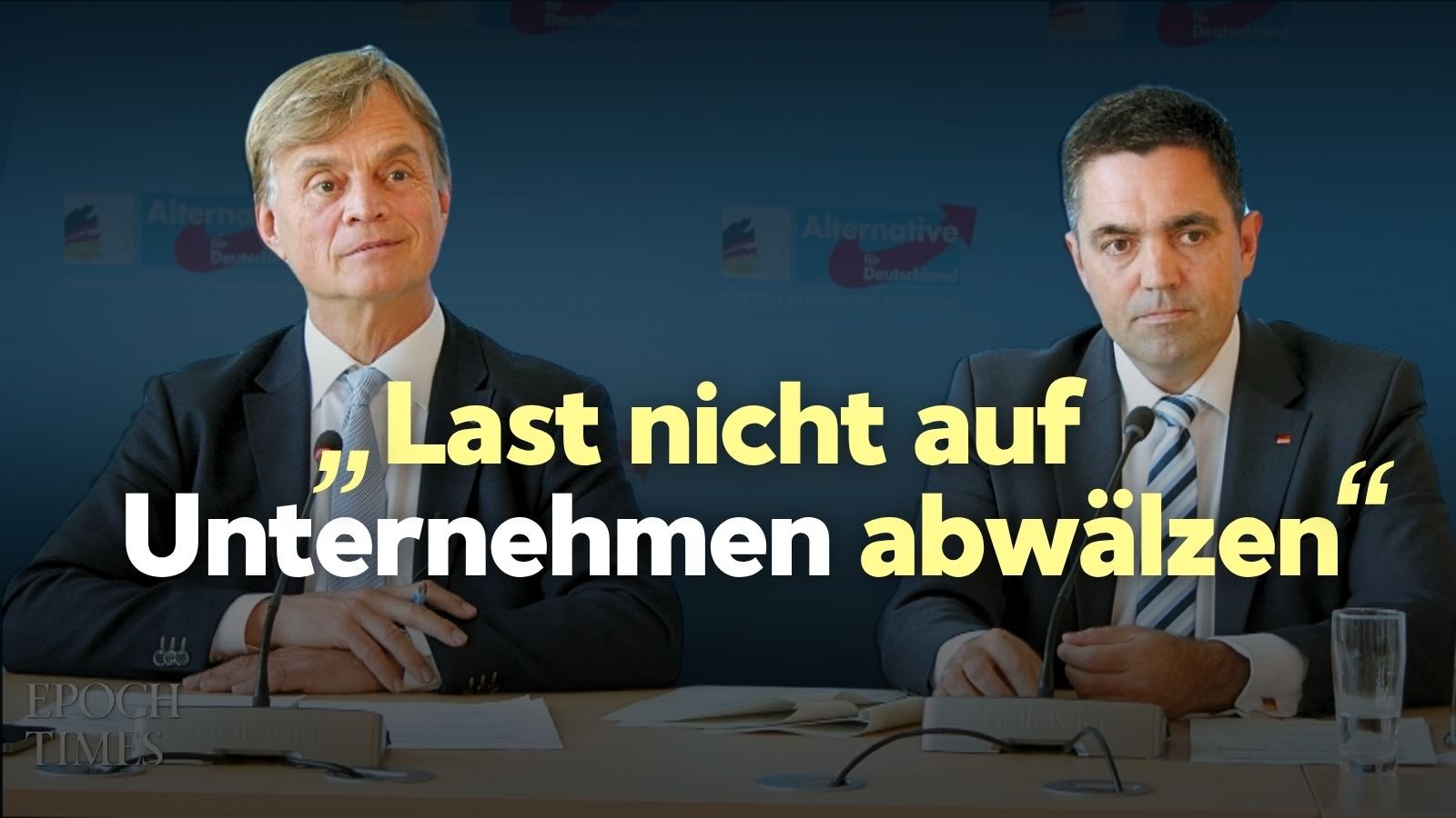 AfD stellt Gesetzentwurf zur Abschaffung des Lieferkettengesetzes vor