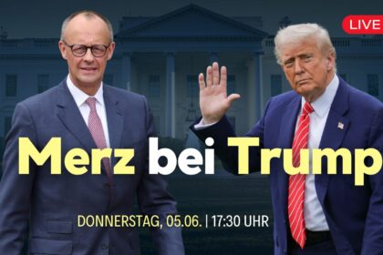 [Live ab ca. 17:45 Uhr] Merz bei Präsident Trump im Weißen Haus (Originalton)