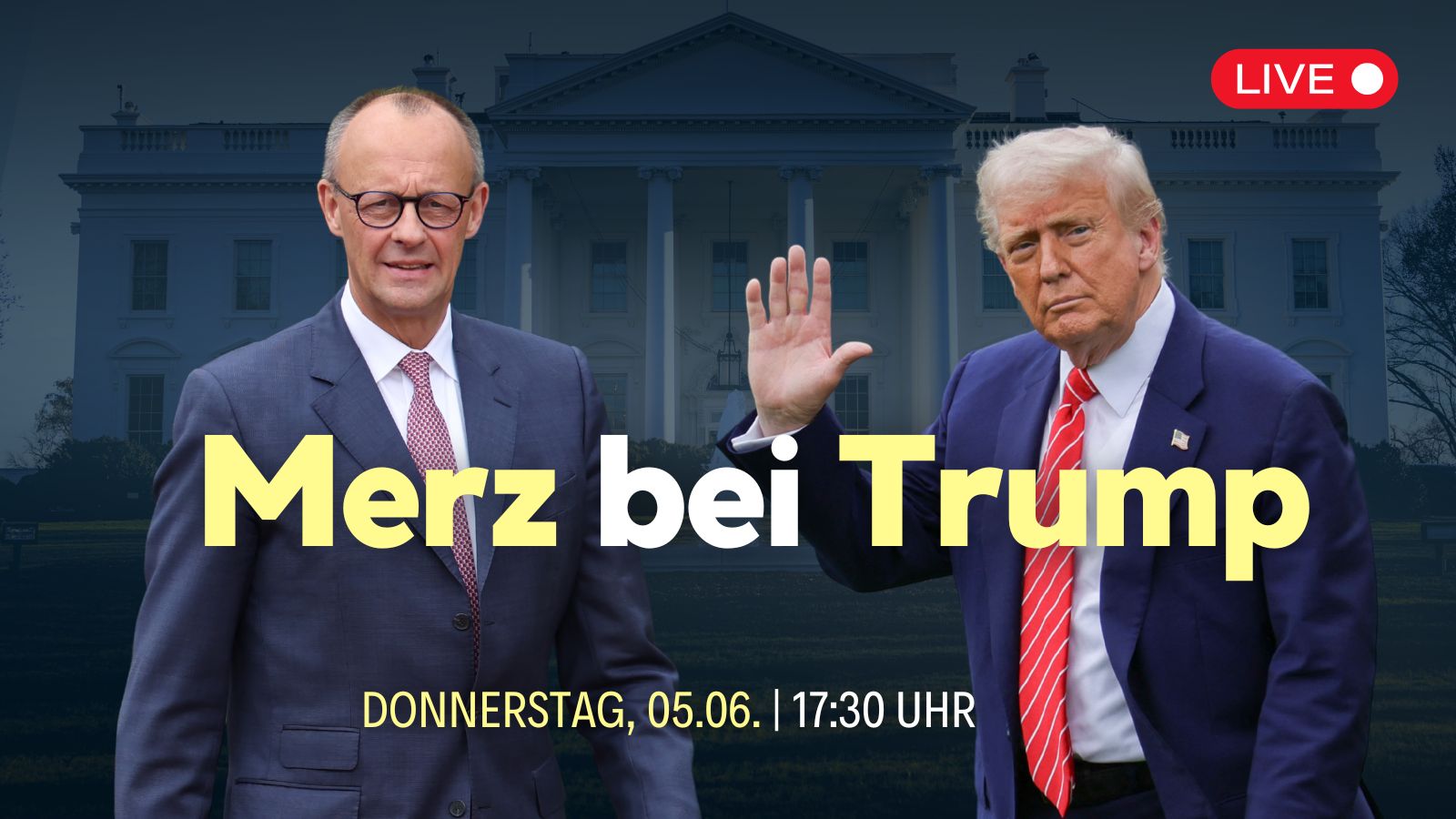 Bundeskanzler Merz bei US-Präsident Trump im Weißen Haus (Originalton)