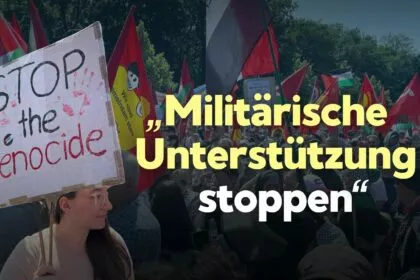 Pro-Palästina-Demo in Berlin: „Nie wieder Krieg - die Waffen nieder“