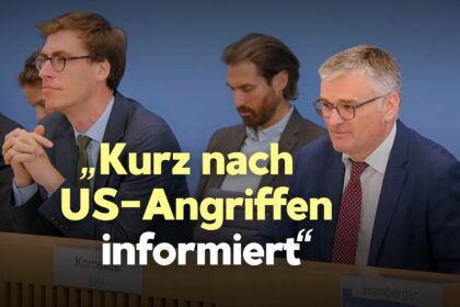 Regierungspressekonferenz vom 23. Juni 2025 | Iran, US-Angriffe, Hormus-Straße | Grüner Stahl