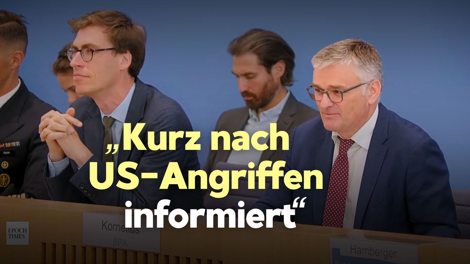 Regierungspressekonferenz vom 23. Juni 2025 | Iran, US-Angriffe, Hormus-Straße | Grüner Stahl