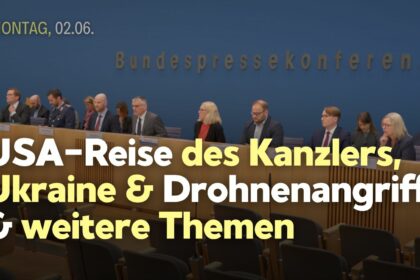 Regierungspressekonferenz: USA-Reise von Kanzler Merz, Ukraine & Drohnenangriff, Polens neuer Präsident
