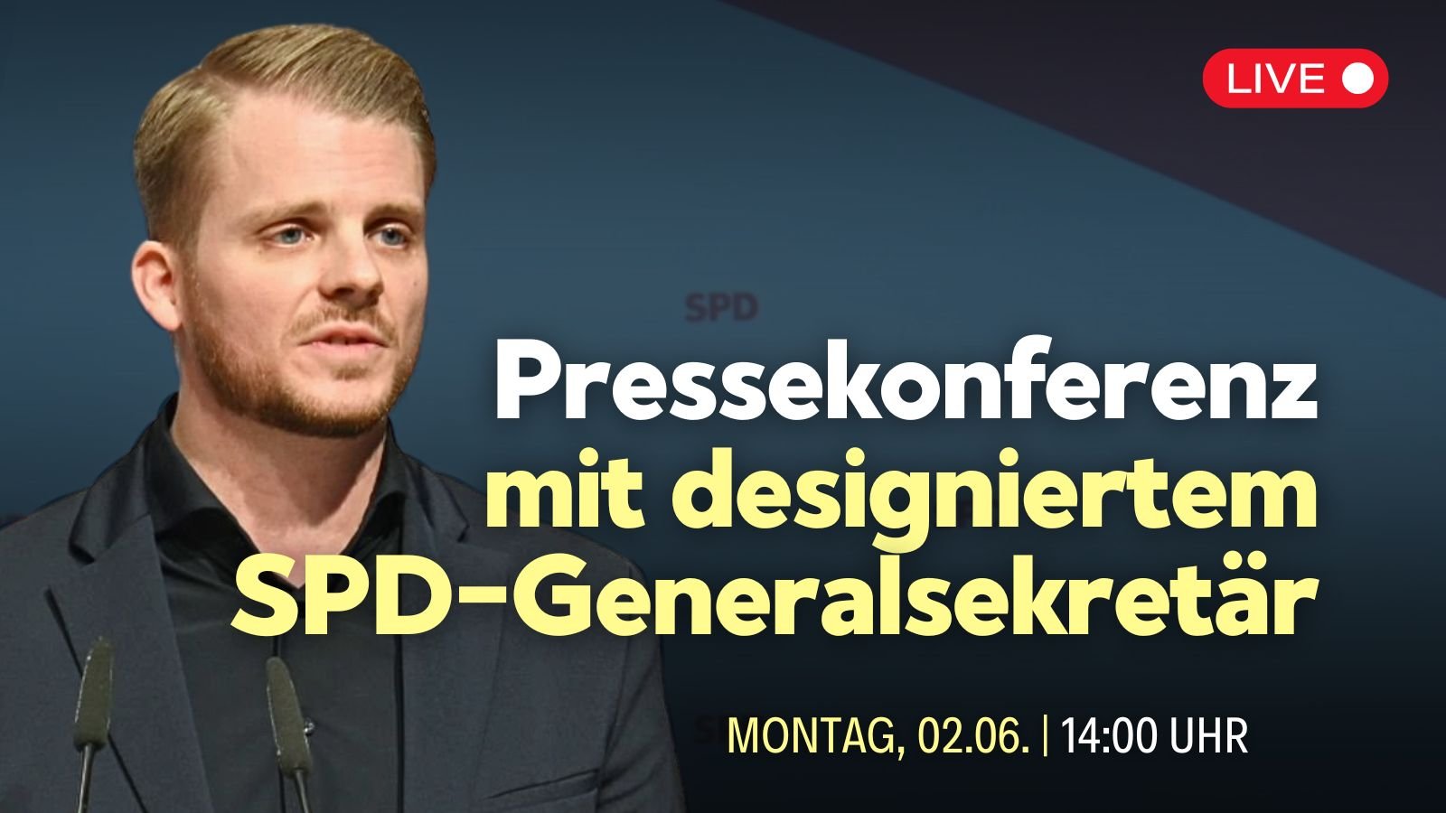 Designierter SPD-Generalsekretär: Nach „katastrophaler Wahl darf kein Stein auf dem anderen bleiben“