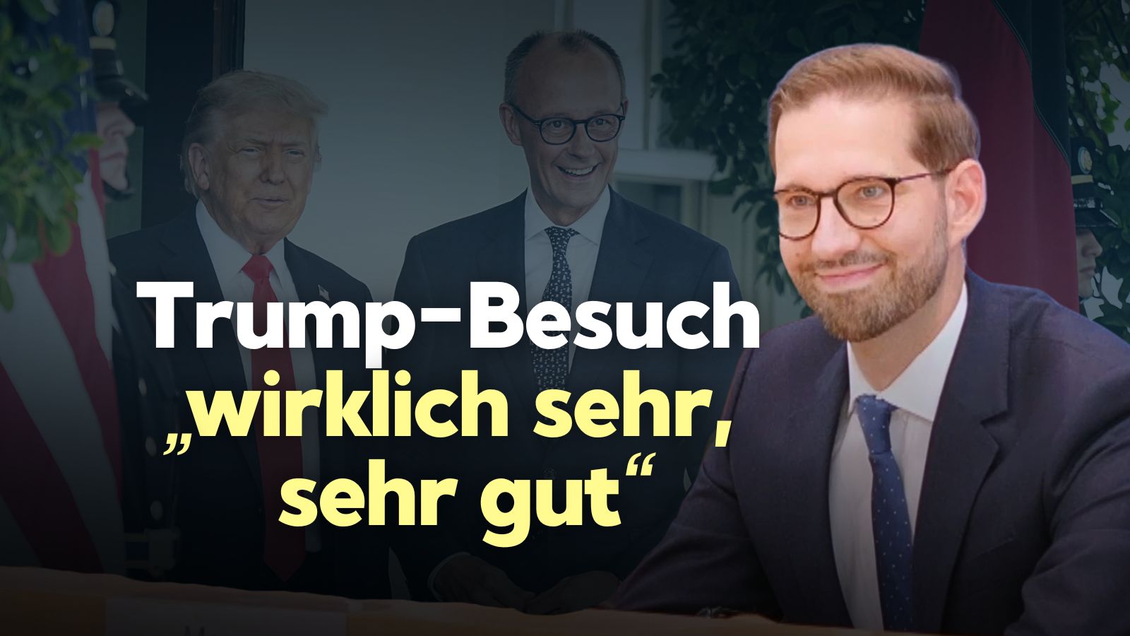Regierungssprecher und Merz zufrieden mit Trump-Besuch