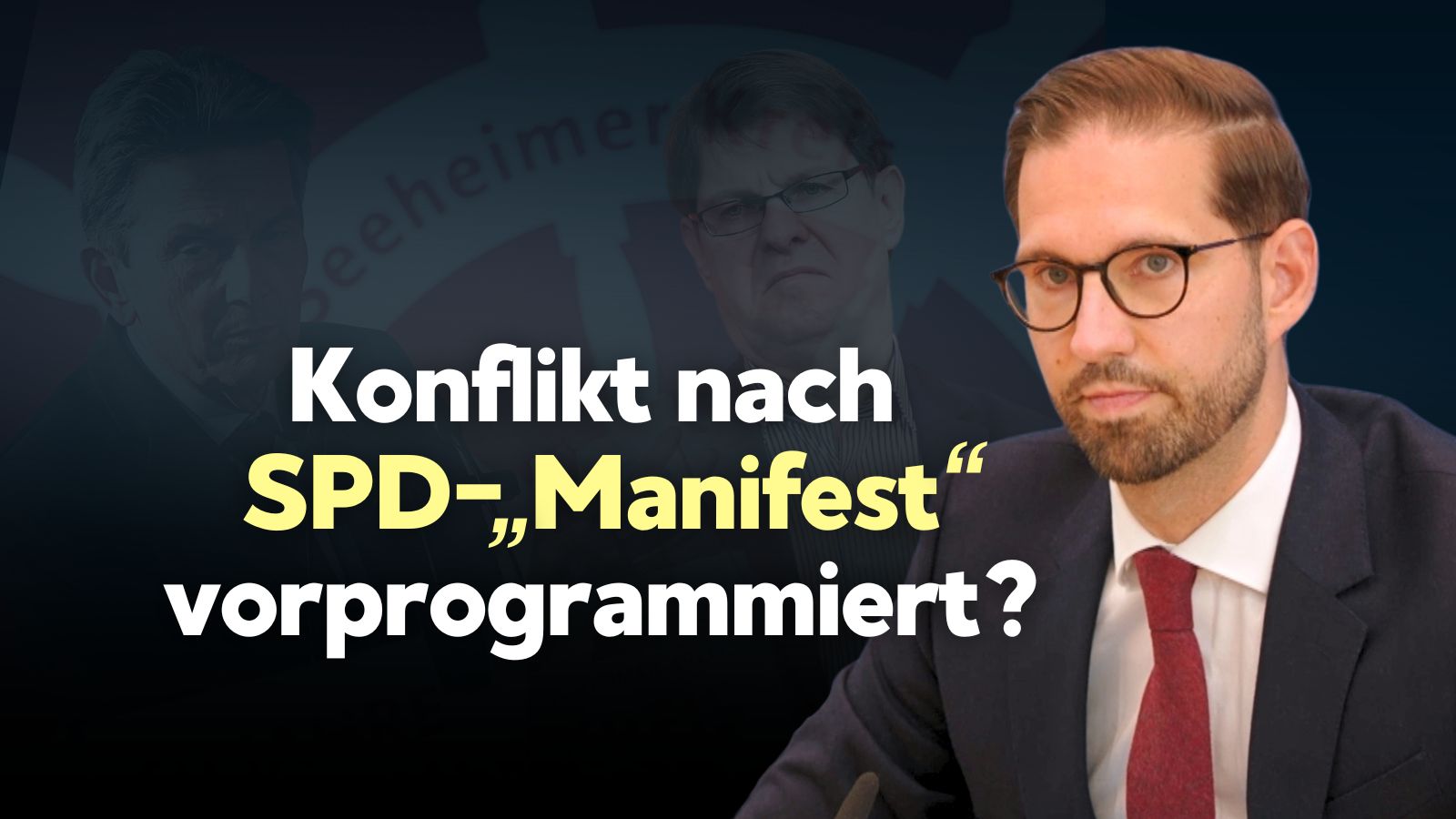 SPD-„Manifest“ gegen Aufrüstung? Sprecher nimmt Regierung als „sehr, sehr geschlossen war“