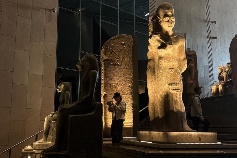 Das Große Ägyptische Museum ist schon im Probebetrieb, doch die große offizielle Eröffnung steht noch aus. (Archivbild)