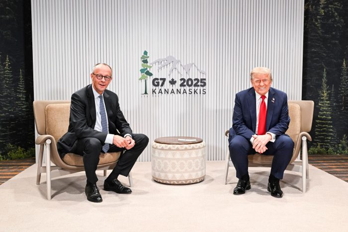 Bundeskanzler Friedrich Merz (CDU) hatte US-Präsident Donald Trump gestern am Rande des G7-Gipfels in Kanada getroffen.