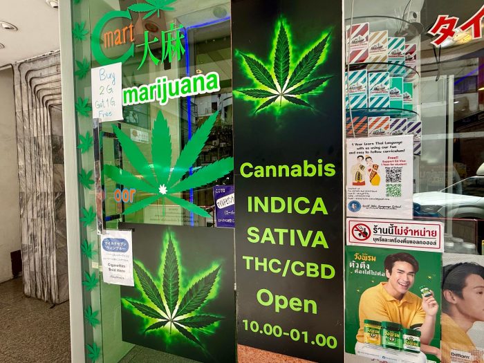 Cannabis-Shops schossen nach der Legalisierung 2022 wie Pilze aus dem Boden. 
