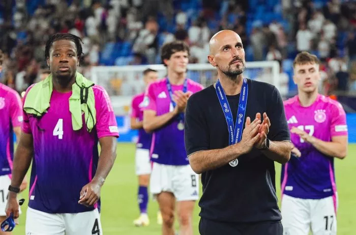 Trainer Antonio Di Salvo ist stolz auf sein Team.