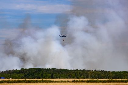 Großbrand in Thüringen unter Kontrolle – in Sachsen noch keine Entspannung
