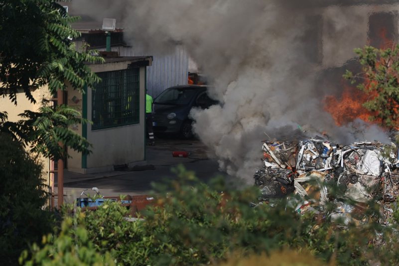Bei der Explosion sollen mehrere Rettungskräfte verletzt worden sein.