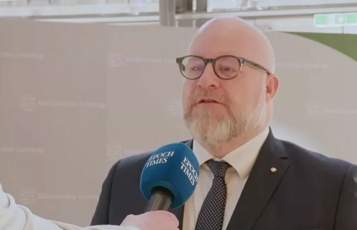 Andreas Nowak (CDU) leitet den sächsischen Untersuchun gsausschuss zur Corona-Politik. Foto: Bildschirmfoto/Epoch Times