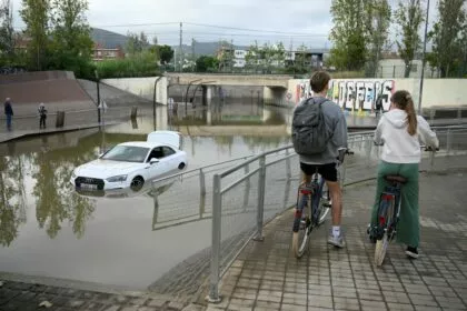 Elf Monate nach Flutkatastrophe: Starke Regenfälle in Region Valencia