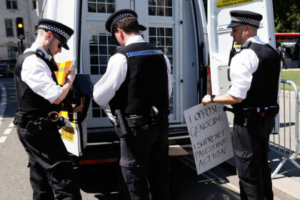 Dutzende Festnahmen bei pro-palästinensischen Protesten in Großbritannien