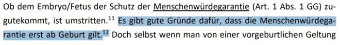 Prof. Dr. Frauke Brosius-Gersdorf über Menschenrechte für Ungeborene. Foto: Bildschirmfoto/Stellungnahme für den Rechtsausschuss des Deutschen Bundestages