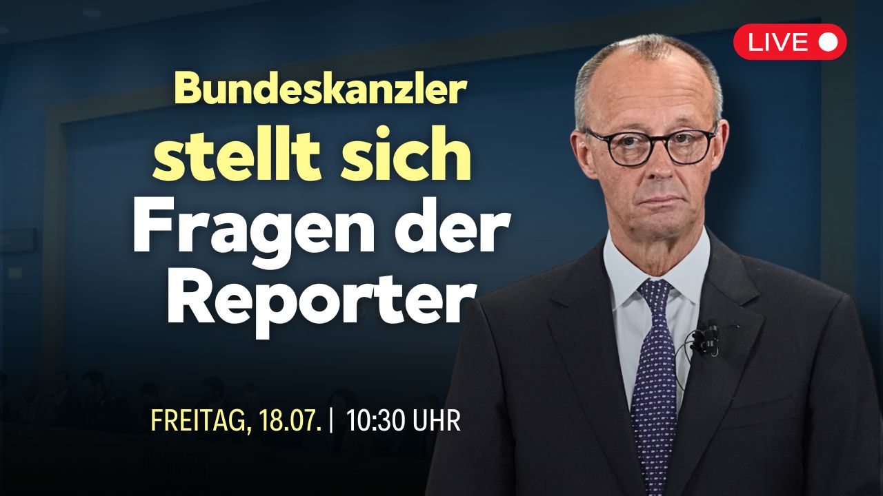 Befragung von Bundeskanzler Friedrich Merz in der Sommerpressekonferenz
