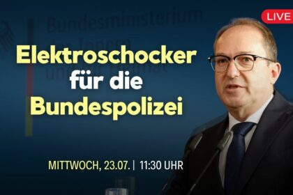Stärkung der Bundespolizei: Innenminister Dobrindt will 10.000 Taser anschaffen