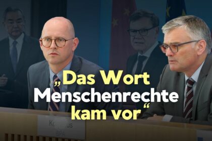 Regierungssprecher: Außenminister Wang Yi sprach auch „kurz“ mit dem Bundeskanzler
