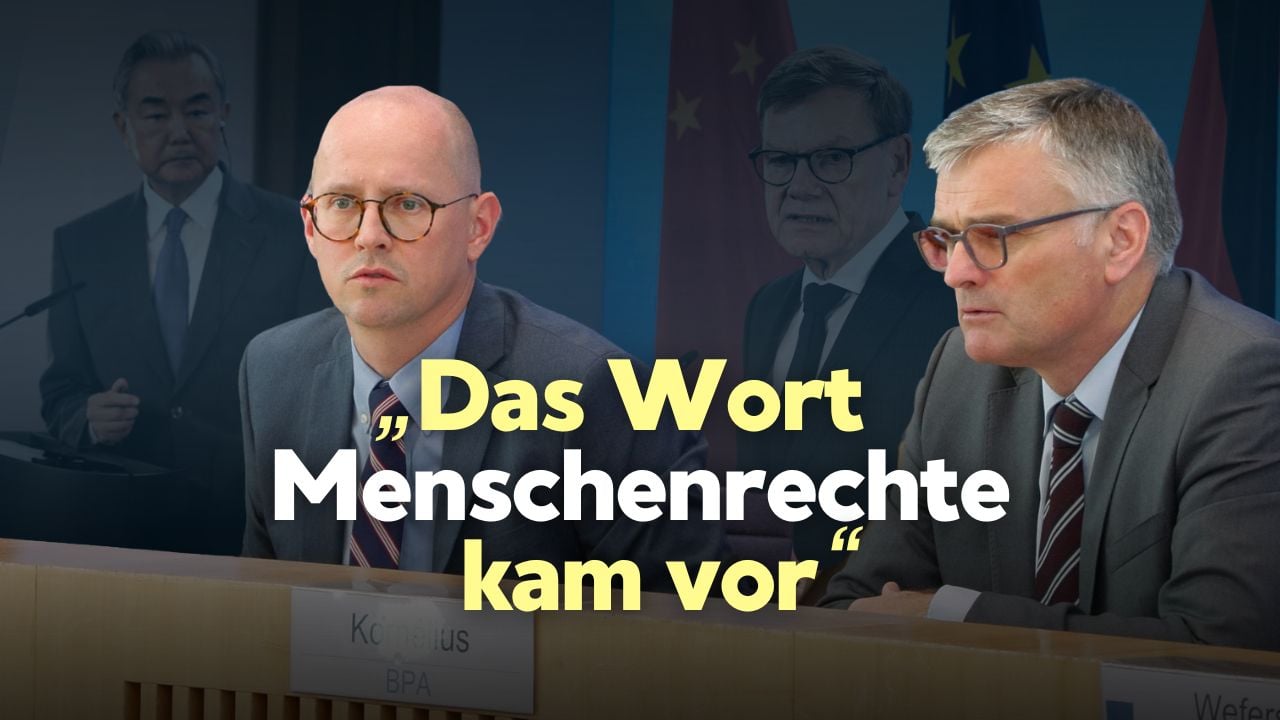 Regierungssprecher: Außenminister Wang Yi sprach auch „kurz“ mit dem Bundeskanzler