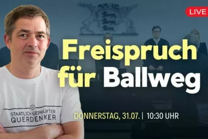 Ballweg-Interview nach dem Freispruch vor dem Landgericht Stuttgart