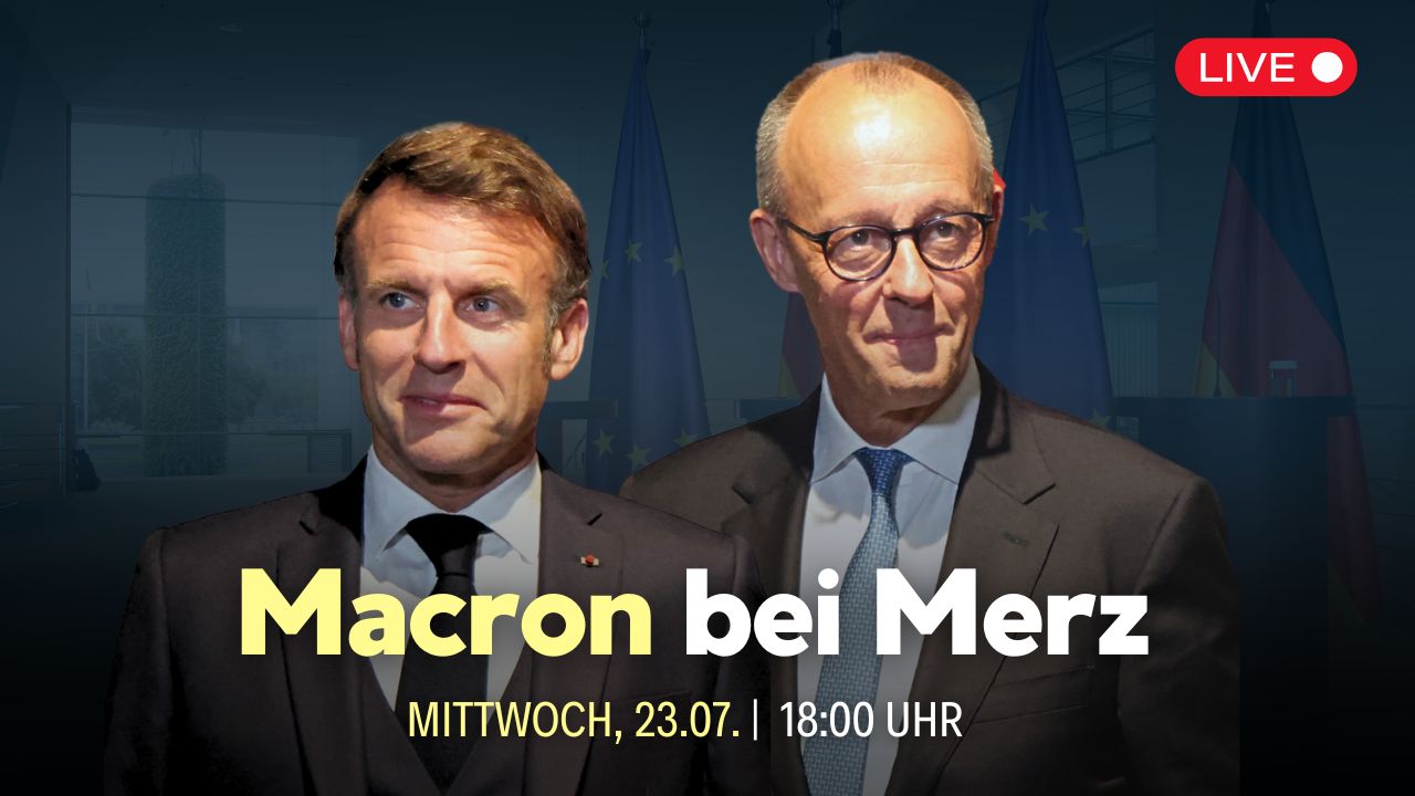 Verteidigungspolitik, Mercosur und US-Zölle: Macron und Merz beraten in Berlin
