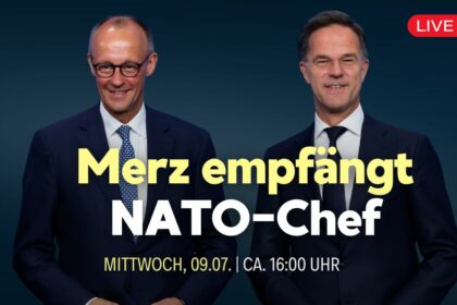 70 Jahre in der NATO: Generalsekretär Rutte bei Merz im Bundeskanzleramt