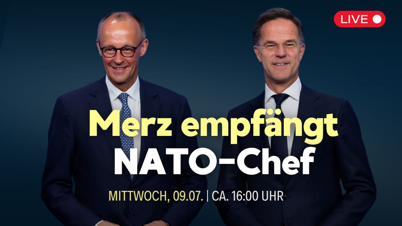 70 Jahre in der NATO: Generalsekretär Rutte bei Merz im Bundeskanzleramt