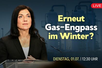 [Live] Bundeswirtschaftsministerin zu aktuellen Entwicklungen auf dem Gasmarkt