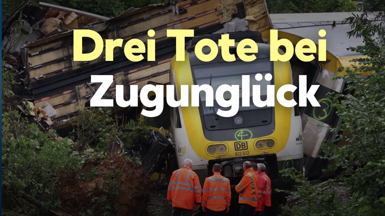 Drei Tote bei Zugentgleisung nahe Ulm: Polizei sieht Erdrutsch als Ursache