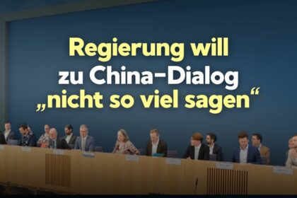 Regierungspressekonferenz: Wachstumsbooster | Medienmanipulation | China | CSD-Flagge auf Bundestag?