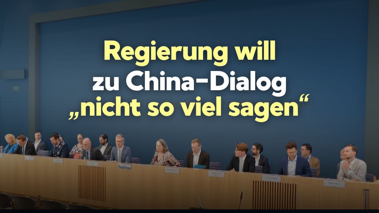 Regierungspressekonferenz: Wachstumsbooster | Medienmanipulation | China | CSD-Flagge auf Bundestag?