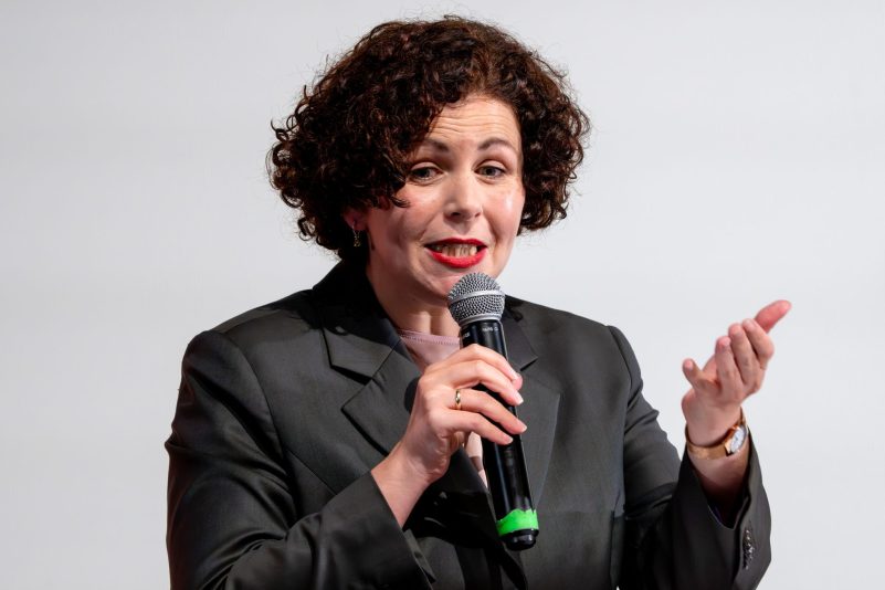Die BSW-Co-Vorsitzende Amira Mohamed Ali will bei der Gründung des Jugendverbands dabei sein. (Archivbild)