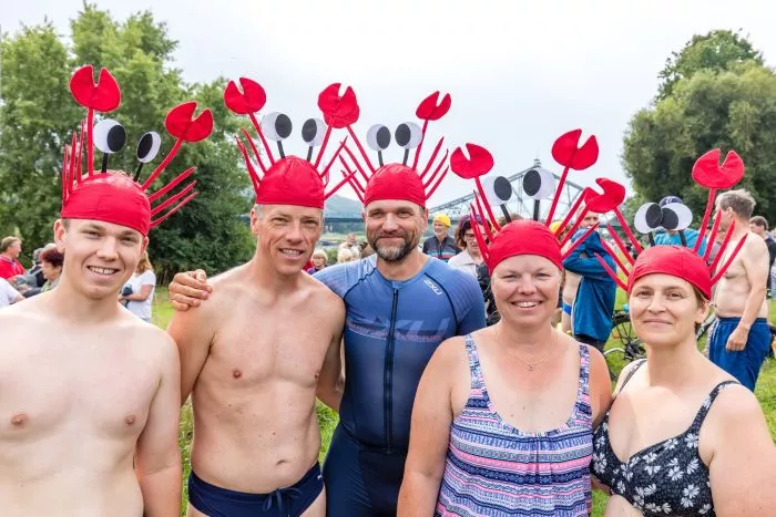 Das Elbeschwimmen wird immer beliebter.
