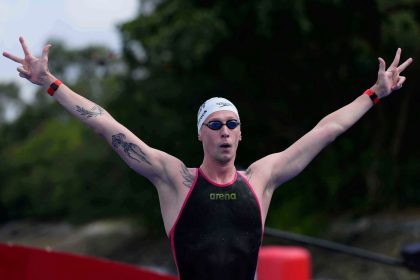 „Mega happy“: Florian Wellbrock gewinnt dritte Goldmedaille bei Schwimm-WM