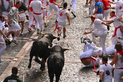 Spanien: Mehrere Verletzte bei erster Stierhatz in Pamplona