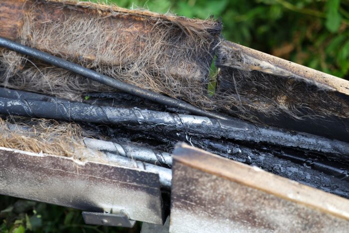 Der Brand hat erhebliche Auswirkungen auf den Zugverkehr.