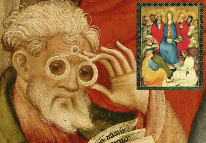 Erste Brillenform: die Nietbrille