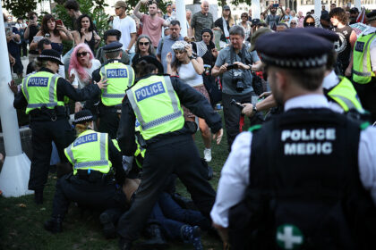 Londoner Polizei: Über 520 Festnahmen bei Protest für verbotene propalästinensische Gruppe