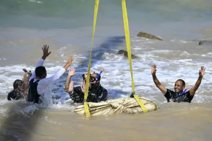 Ägypten birgt antike Statuen aus dem Mittelmeer