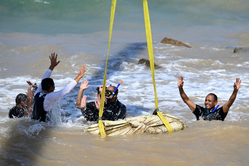 Ägypten birgt antike Statuen aus dem Mittelmeer