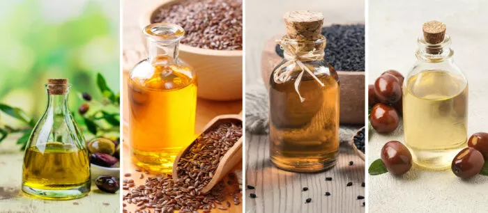 Öl für die Gesundheit: Olive, Leinsamen, Schwarzkümmel und Jojoba